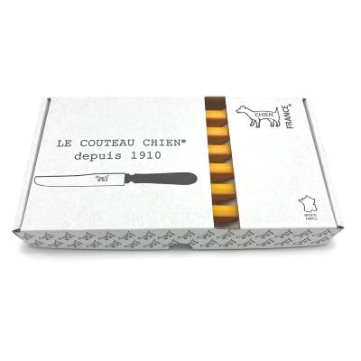 Set of 6 CHIEN knives - Yellow