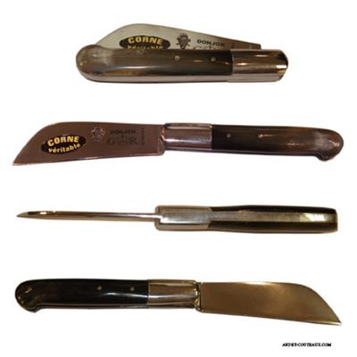 Donjon knife - Real horn handle