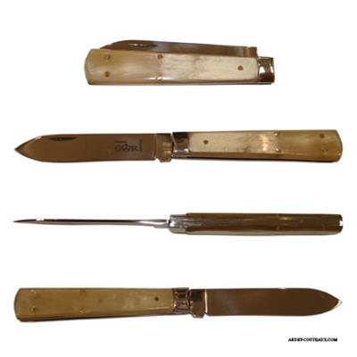 Pradel Knife - Real horn handle
