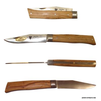 Alpin Knife - Olivewood handle