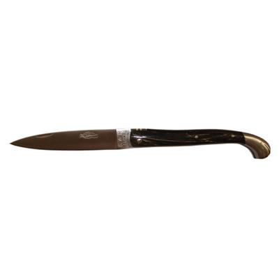 Voyageur knife - 10cm blade - Real horn handle