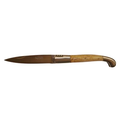 Traveller knife 2 bolsters - 12cm - Norvegian birch handle