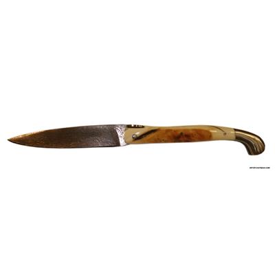 Unique knife - Voyageur 1 bolster - Warthog horn