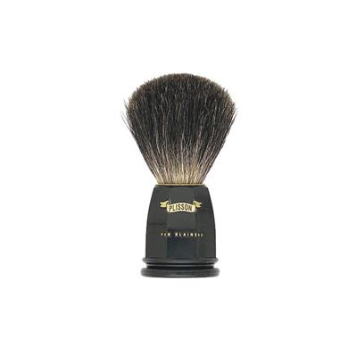 Shaving brush Plisson - Pure black - Size 12