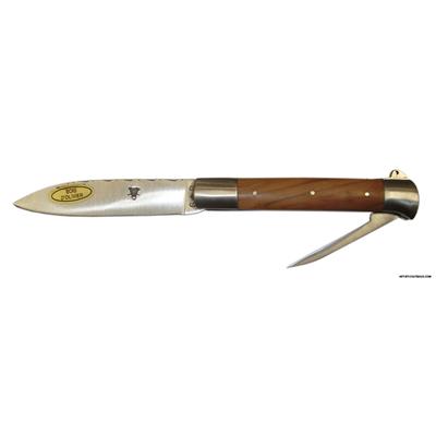 Laguiole knife Stainless steel bolster - Olivewood handle