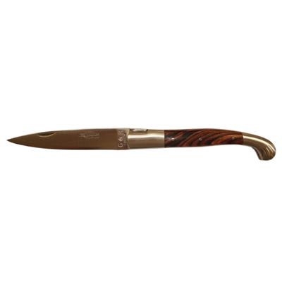 Traveller knife 2 bolsters - 12cm - Wengewood handle