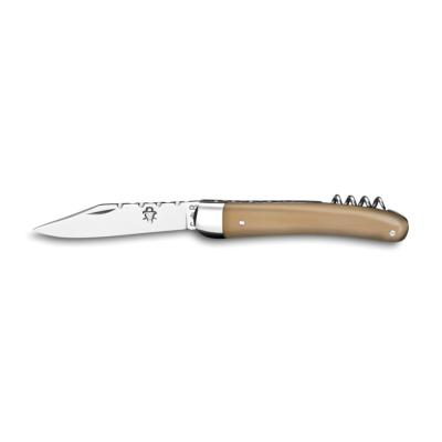 Massu knife - Real blond horn handle