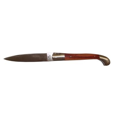 Voyageur knife - 10cm blade - 2 bolsters - Rosewood handle