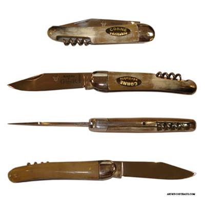 Massu knife - Real horn handle