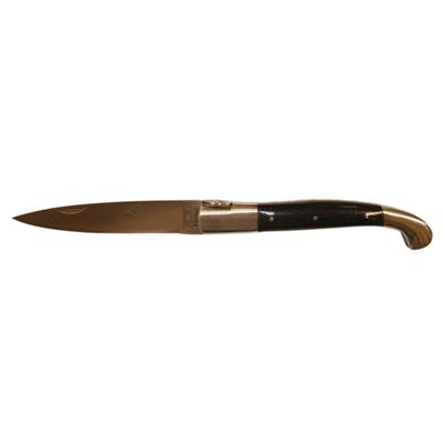 Traveller knife 2 bolsters - 12cm - Ebony handle