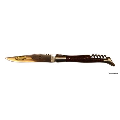 Laguile Knife - Snakewood handle - Stainless steel bolsters + CS
