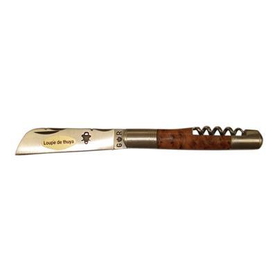 Tonneau knife - Thuya wood handle