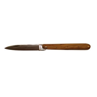 Rouennais knife - Olive tree wood handle