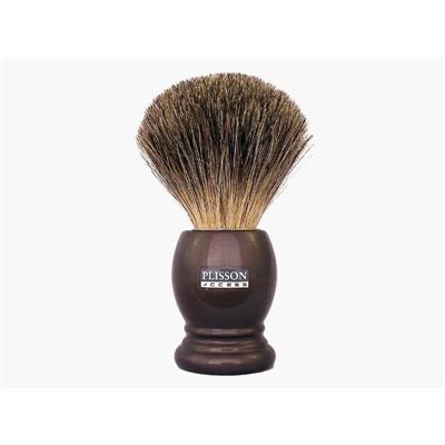 Plisson Shaving Brush - Pure grey - Size 12