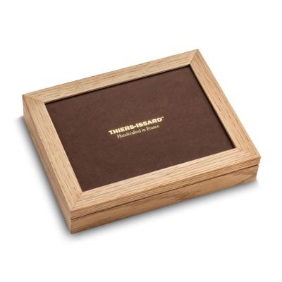 Empty luxury box for 7 straight razors - Oakwood