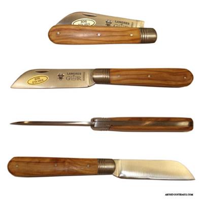 Langre Knife - Olivewood handle