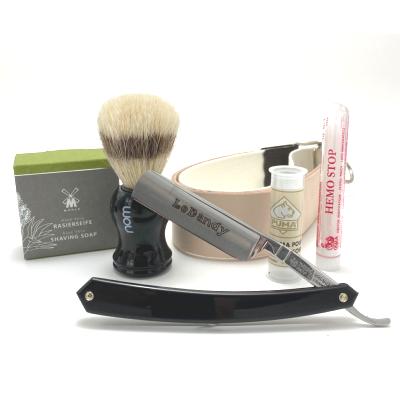 Discovery shaving kit - Straight razor set - 8 pieces