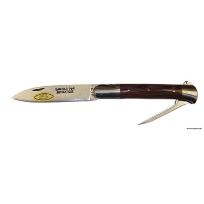 Laguiole knife Stainless steel bolster - Violet wood handle