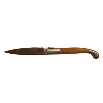 Traveller knife 2 bolsters - 12cm - Juniper handle