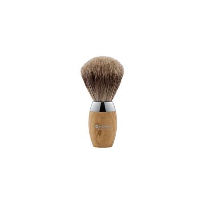 Shaving brush Böker - Pure grey - Olivewood handle