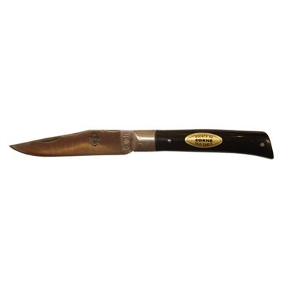 Alpin knife - Real black horn handle