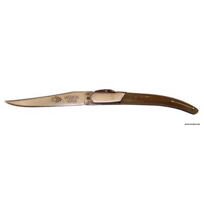 Lotus Laguiole Knife - Real blond horn handle