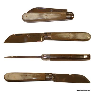 Langre Knife - Real Horn handle