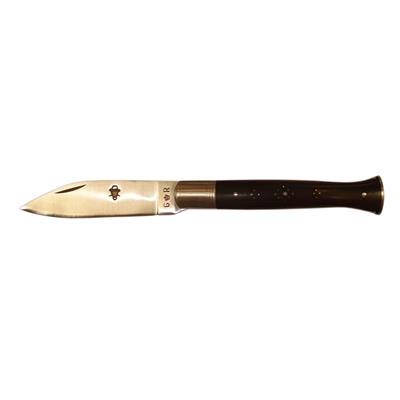 Kenavo knife 11cm - Ebony handle with pins