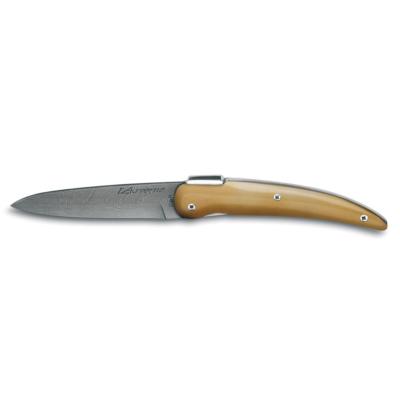 Arverne knife - Damascus- Camel bone handle