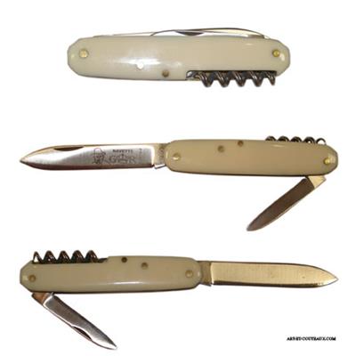 Suisse knife - White plastic handle
