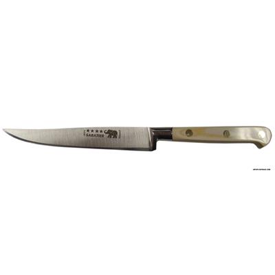 Coffret de 6 couteaux à steak Sabatier - Manche Micarta blanc