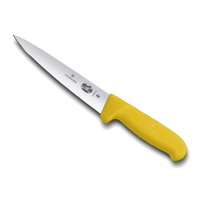 Couteau à saigner 18cm jaune