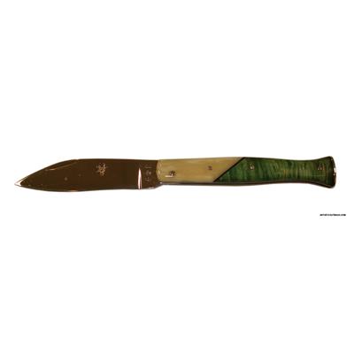 Couteau d'Art - Kenavo - Manche Ivoire et Peuplier