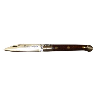 Couteau Saint Martin 10cm - Manche Wengé avec rosettes