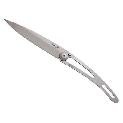 Couteau Deejo Naked tout inox 11cm - 37 Gr. 