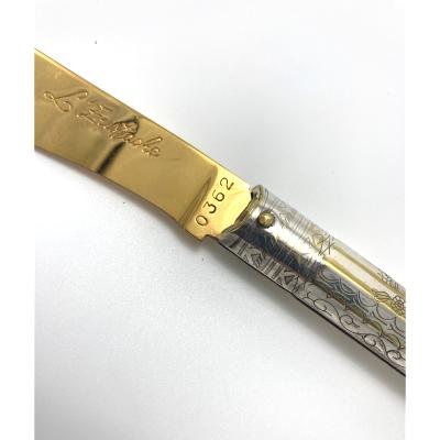Couteau Eustache - Or et argent - N°362