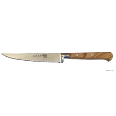 Coffret 6 couteaux à Steak Sabatier - Bois d'Olivier